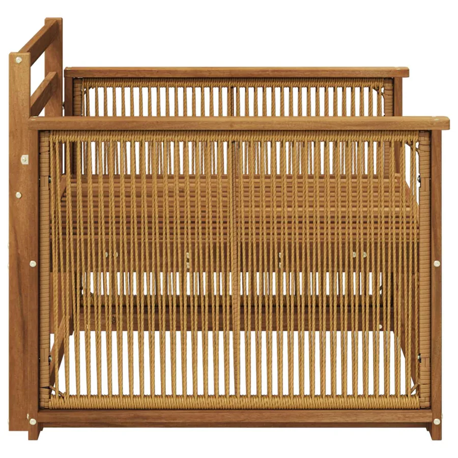 Sofa de milieu extérieur Naturel - 4