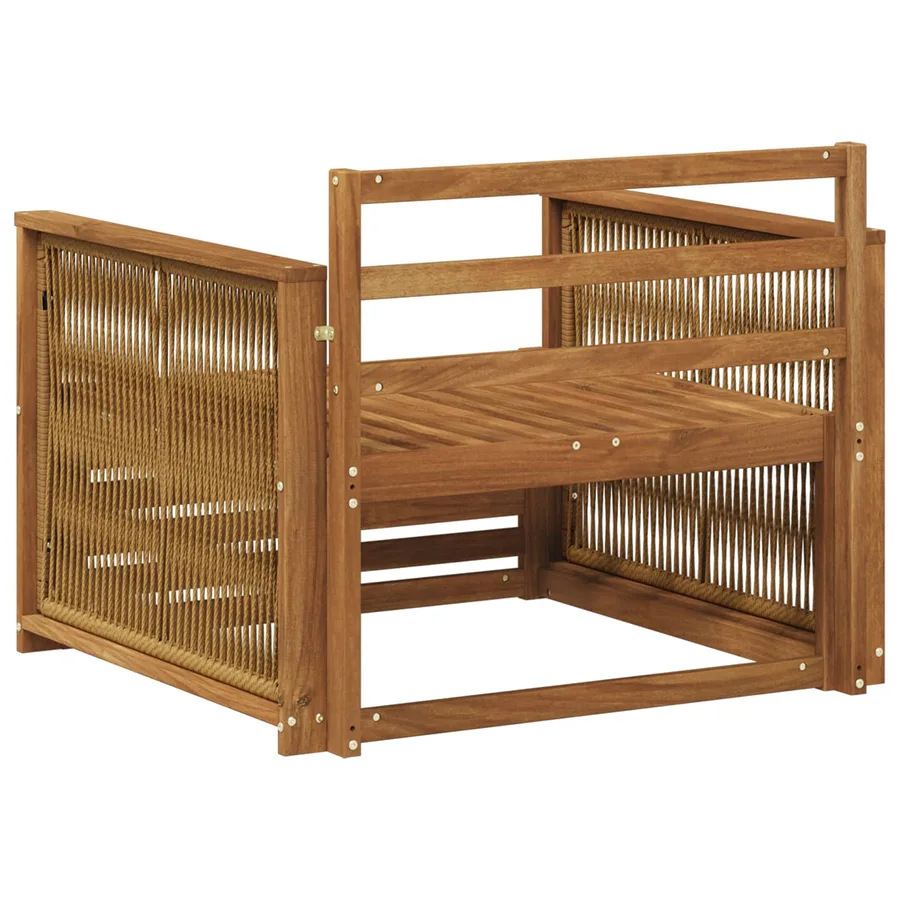 Sofa de milieu extérieur Naturel - 5