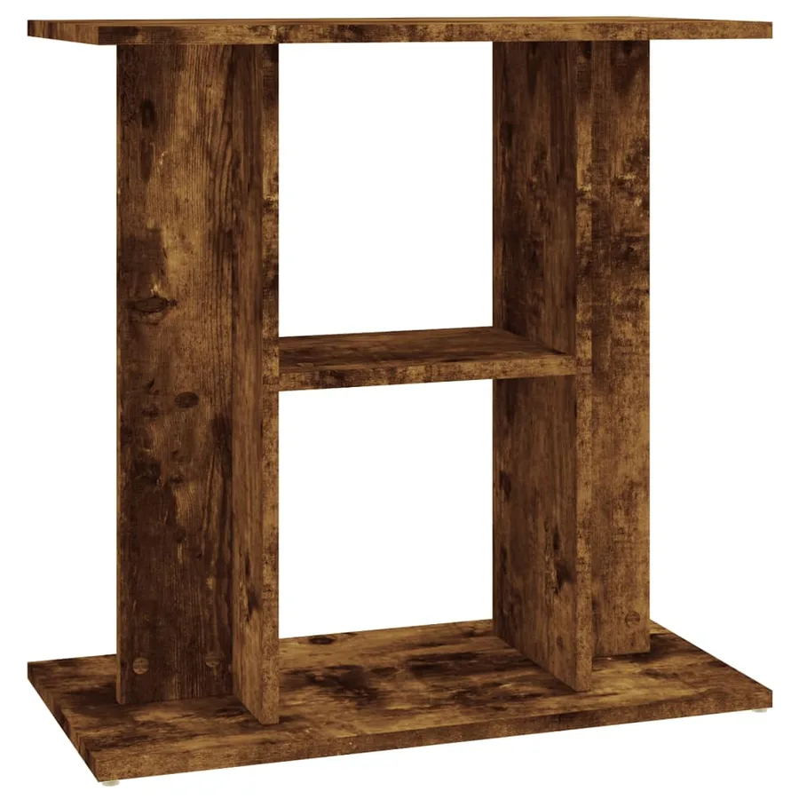 Support d'aquarium Chêne fumé 60x30x60 cm Bois d'ingénierie - 2