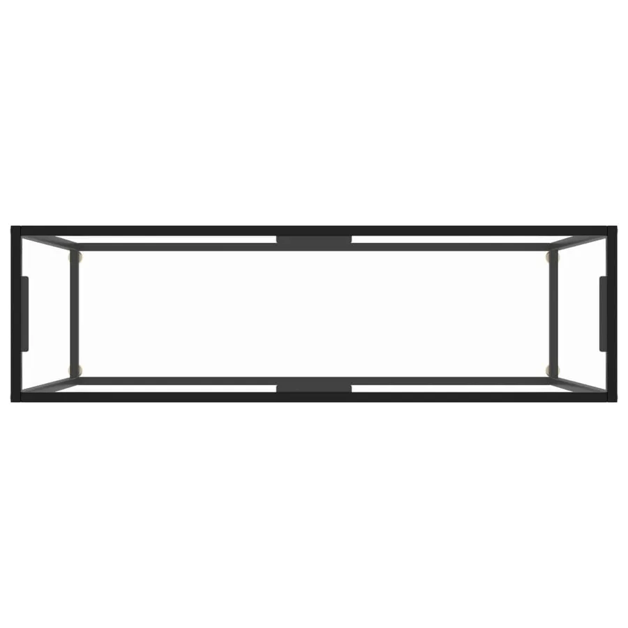 Table console Transparent 120x35x75 cm Verre trempé - 4