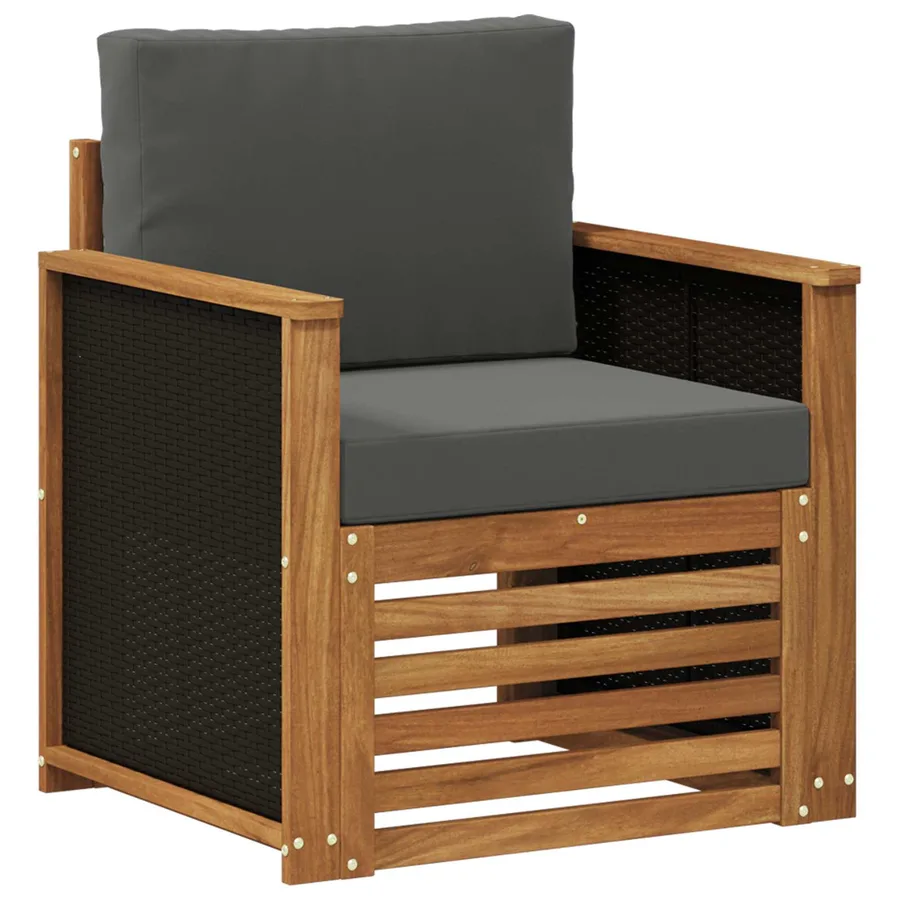 Sofa de milieu extérieur Naturel - 2