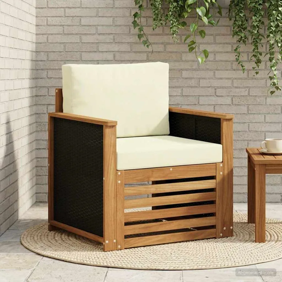 Sofa de milieu extérieur Naturel