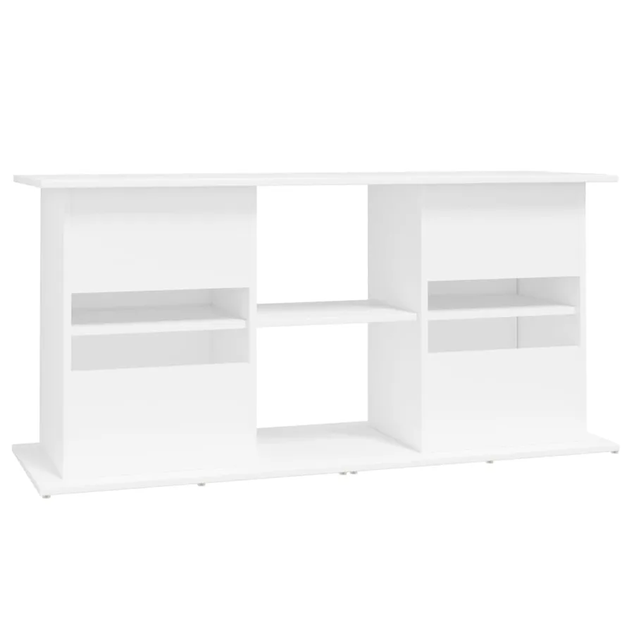 Support pour aquarium blanc 121x41x58 cm bois d'ingénierie - 8