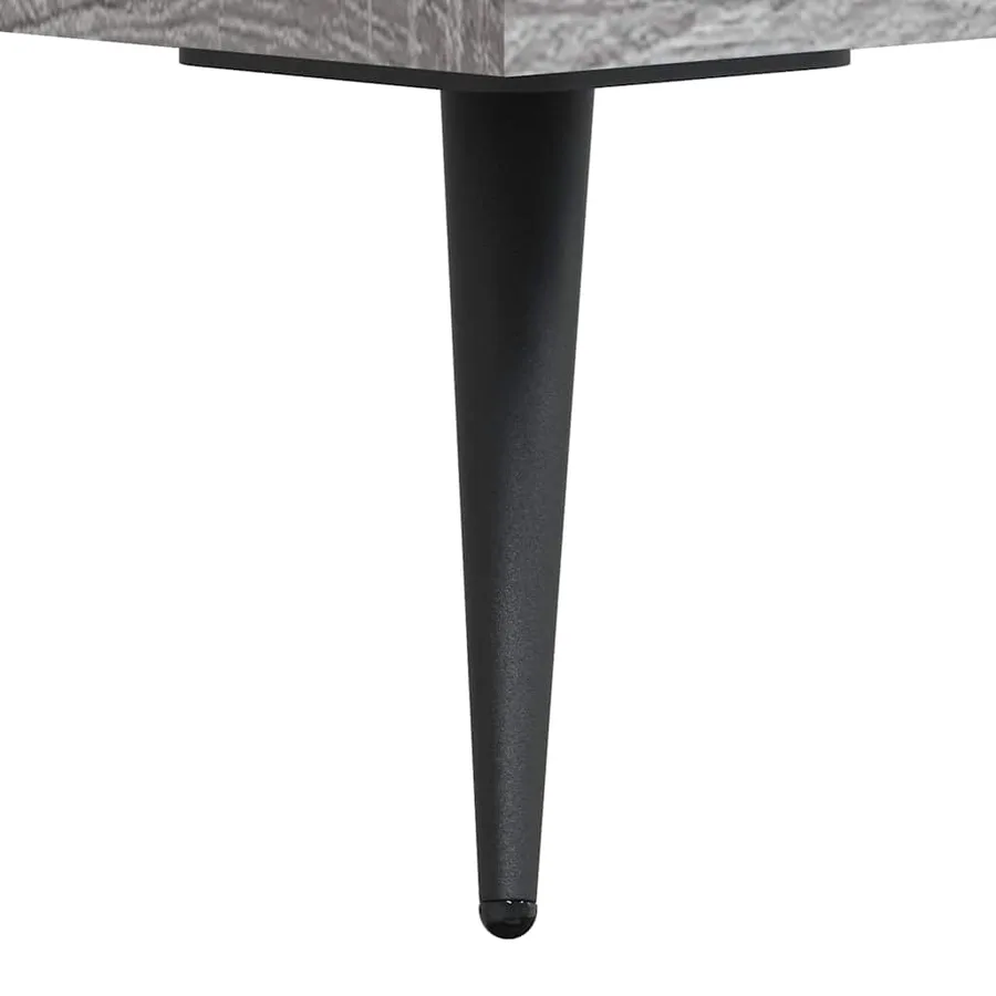 Table basse Sonoma gris 50x50x40 cm Bois d'ingénierie - 10
