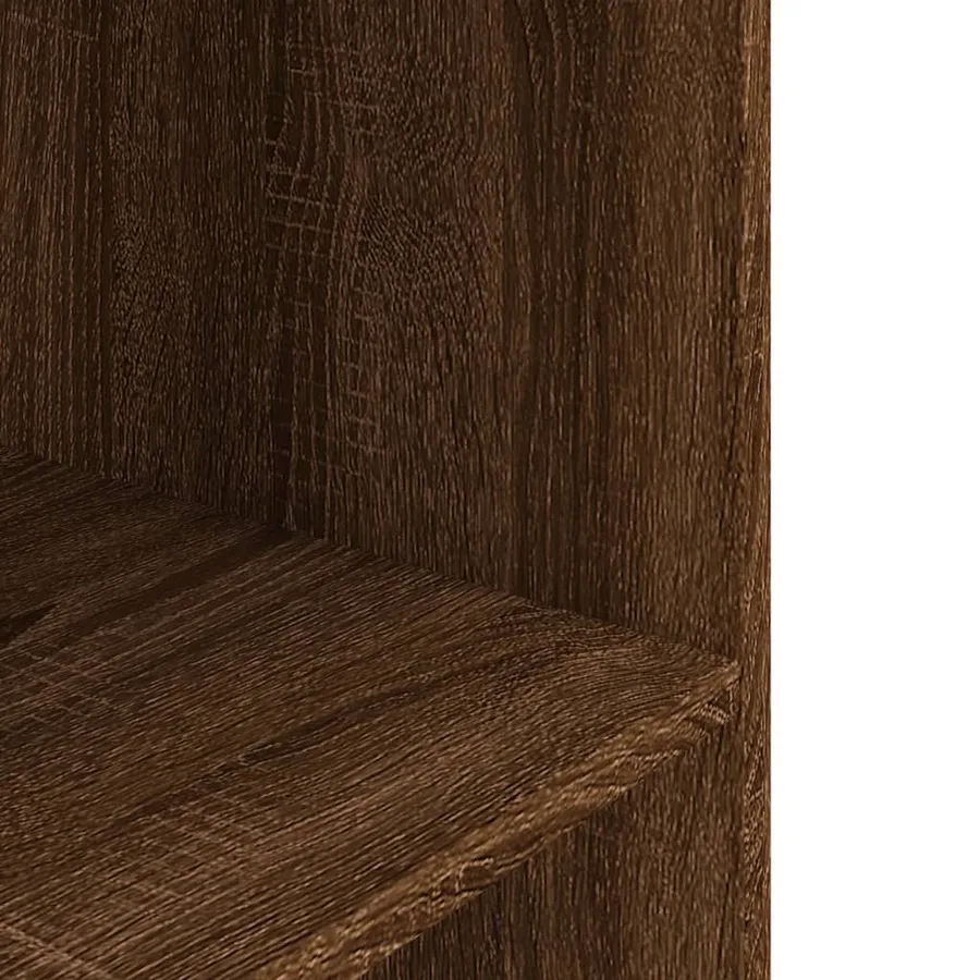 Support d'aquarium chêne marron 120x40x60 cm bois d'ingénierie - 6