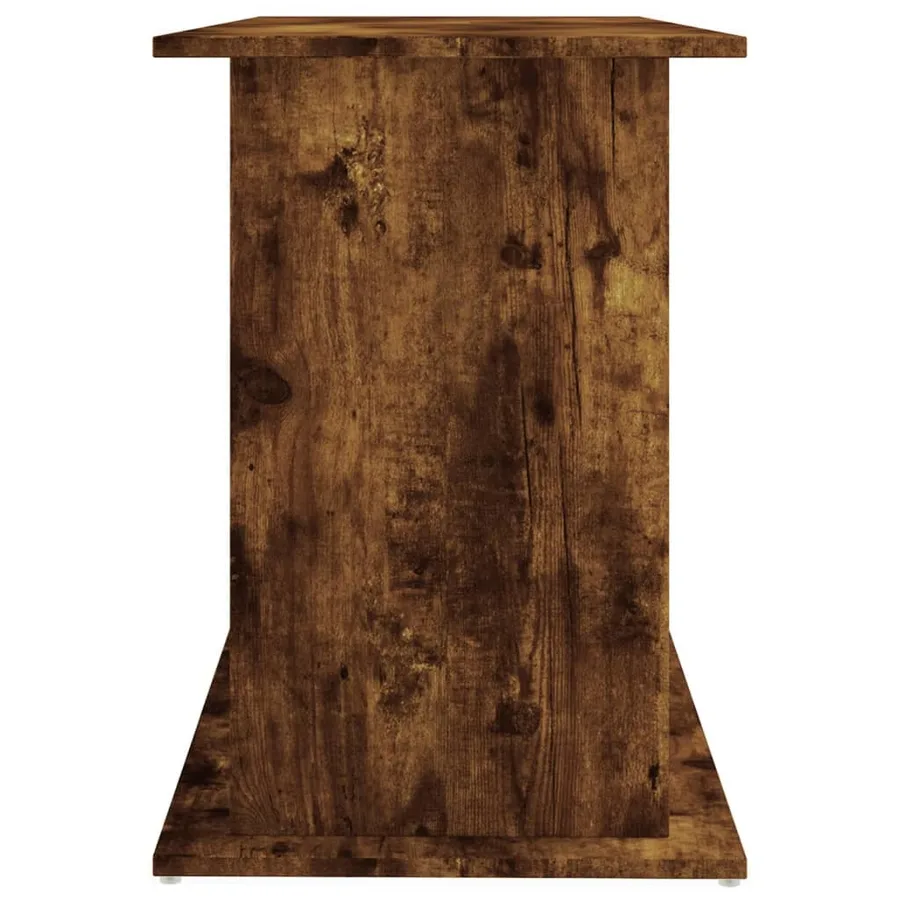 Support pour aquarium chêne fumé 121x41x58 cm bois d'ingénierie - 7