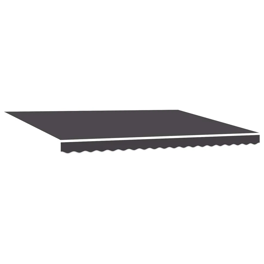 Auvent rétractable manuel Anthracite 5 × 3,5 m - 4