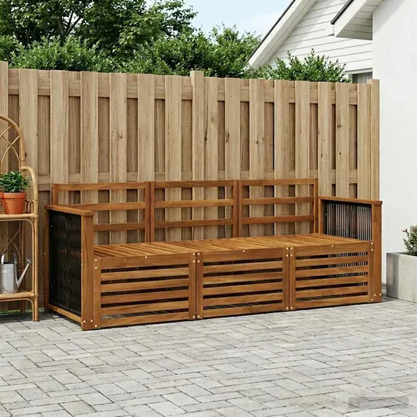 Ensembles de canapés 3 pcs Bois d'Acacia Massif