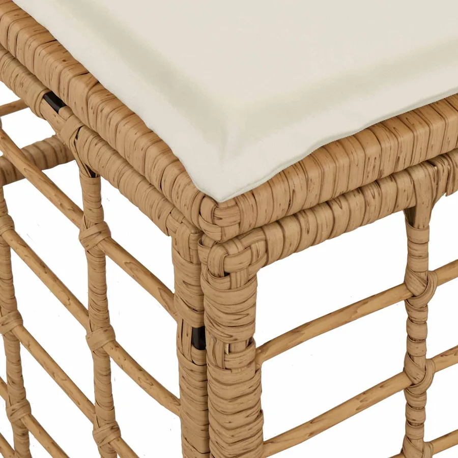Pouf de Jardin Naturel polyrotin - 6