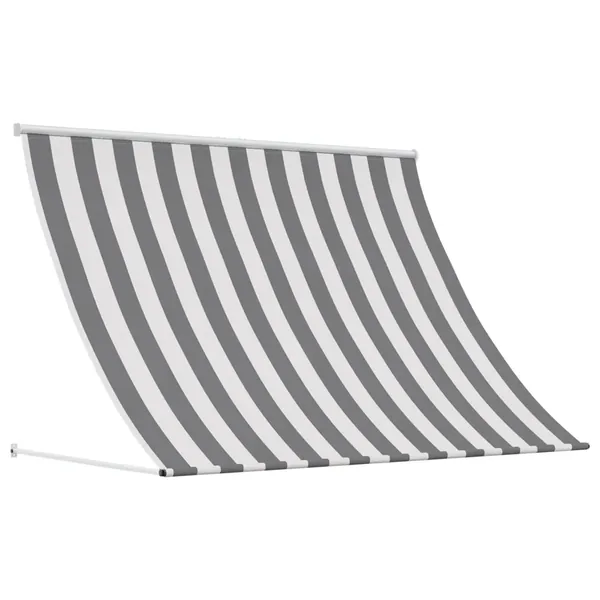 Auvent Anthracite et blanc 150 x 150 cm