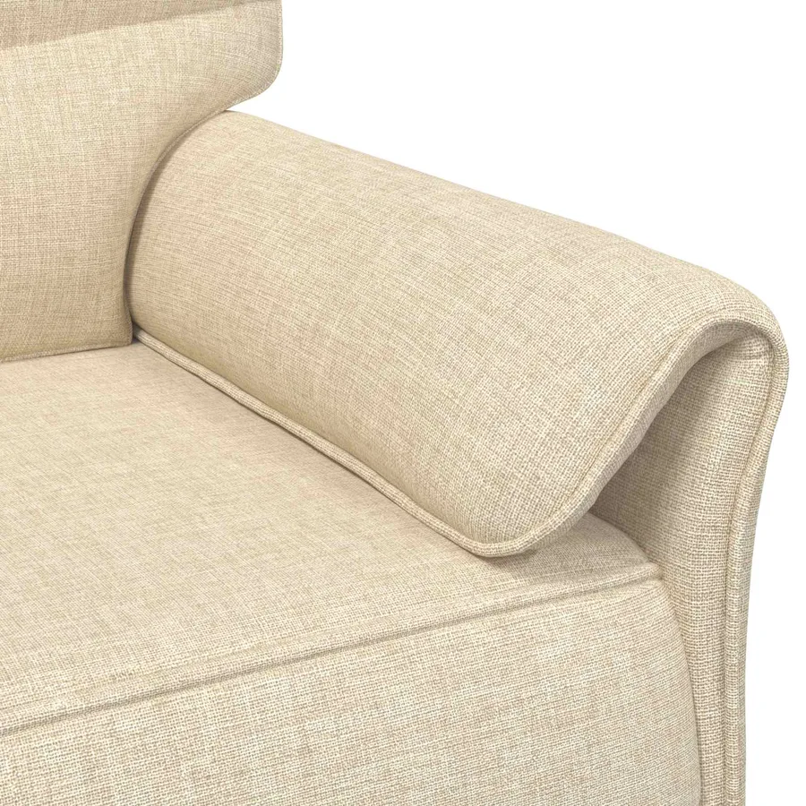 Canapé 100% polyester, cadre en métal, MDF, Contreplaqué - 6
