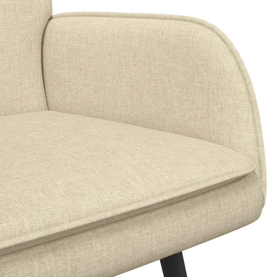 Sofa 2 places Crème 115 x 61 x 87 cm Tissu - 7