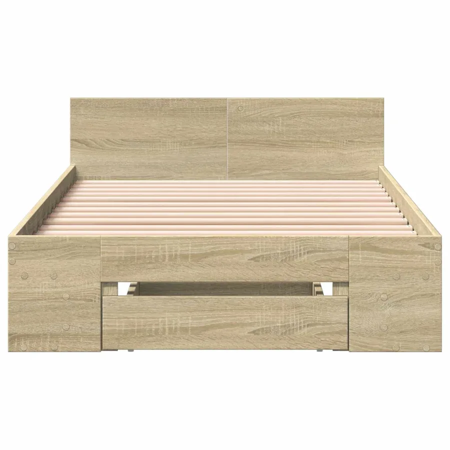 Cadre de lit avec rangement Chêne Sonoma 80 x 200 cm - 4