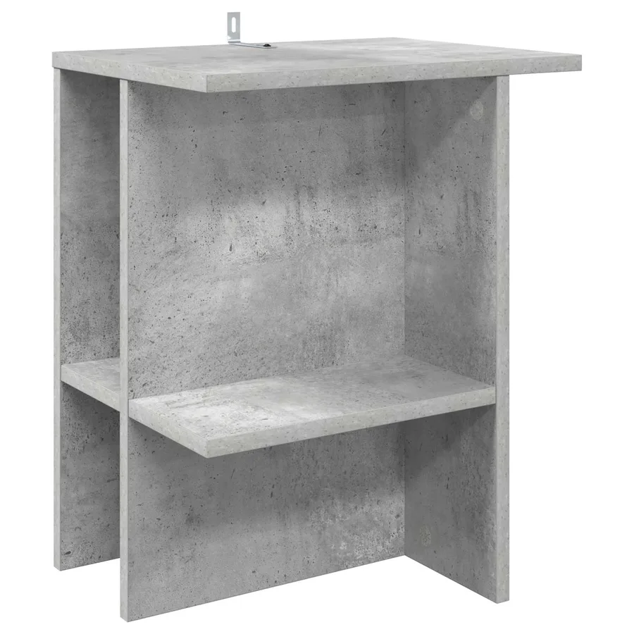 Table basse 2 pcs Gris béton 40 x 30 x 49 cm Bois d'ingénierie - 5