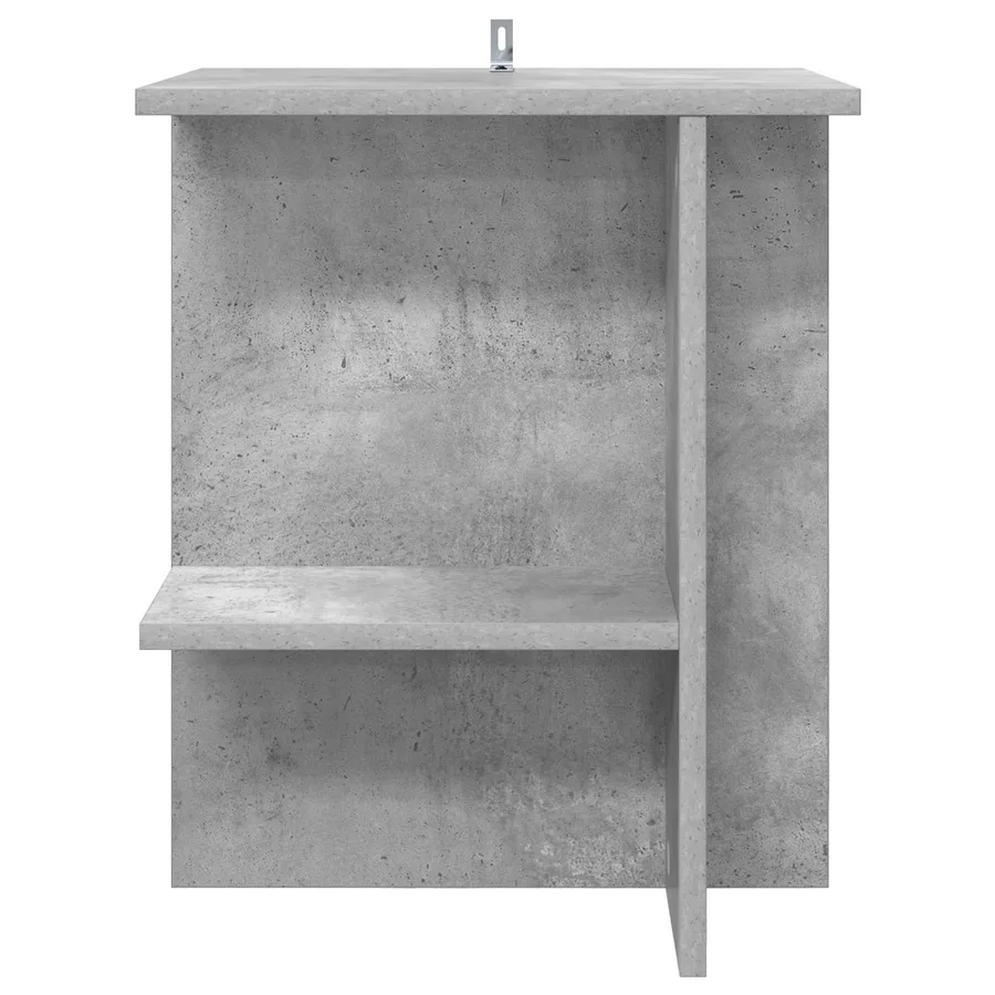 Table basse 2 pcs Gris béton 40 x 30 x 49 cm Bois d'ingénierie - 6