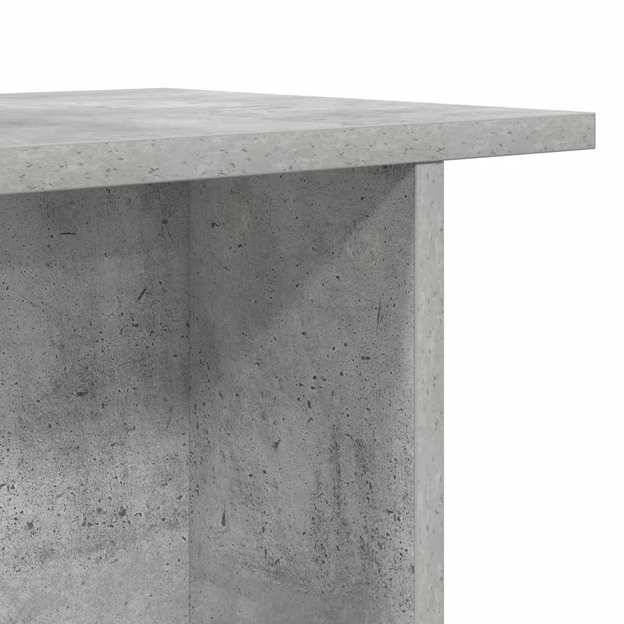 Table basse 2 pcs Gris béton 40 x 30 x 49 cm Bois d'ingénierie - 9