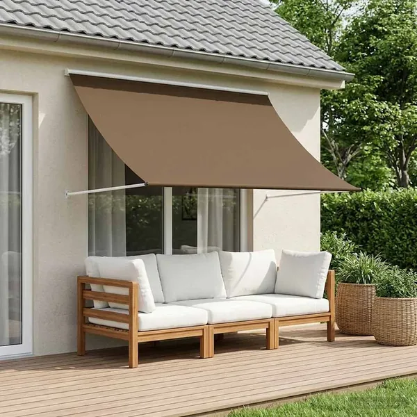 Auvent Taupe 400 x 150 cm