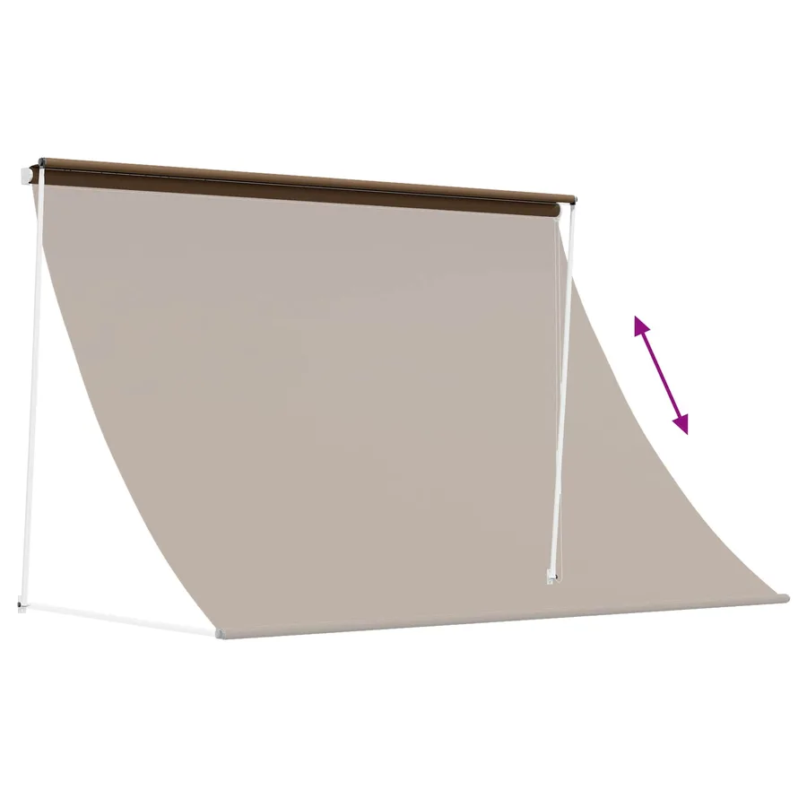 Auvent Taupe 400 x 150 cm - 6