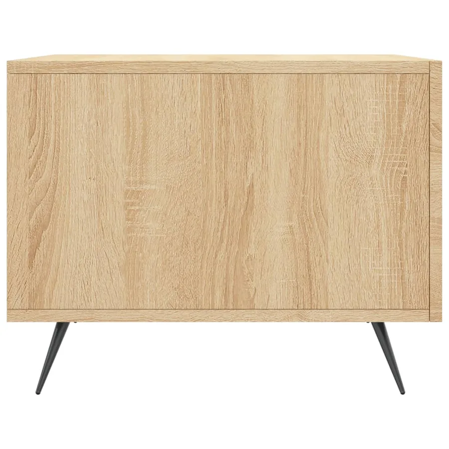 Table basse Chêne sonoma 50x50x40 cm Bois d'ingénierie - 7