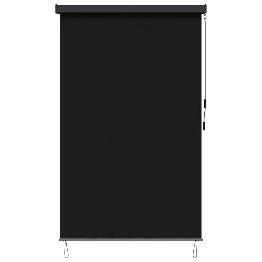 Store enrouleur Noir 180 x 250 cm Tissu et Aluminium - 4