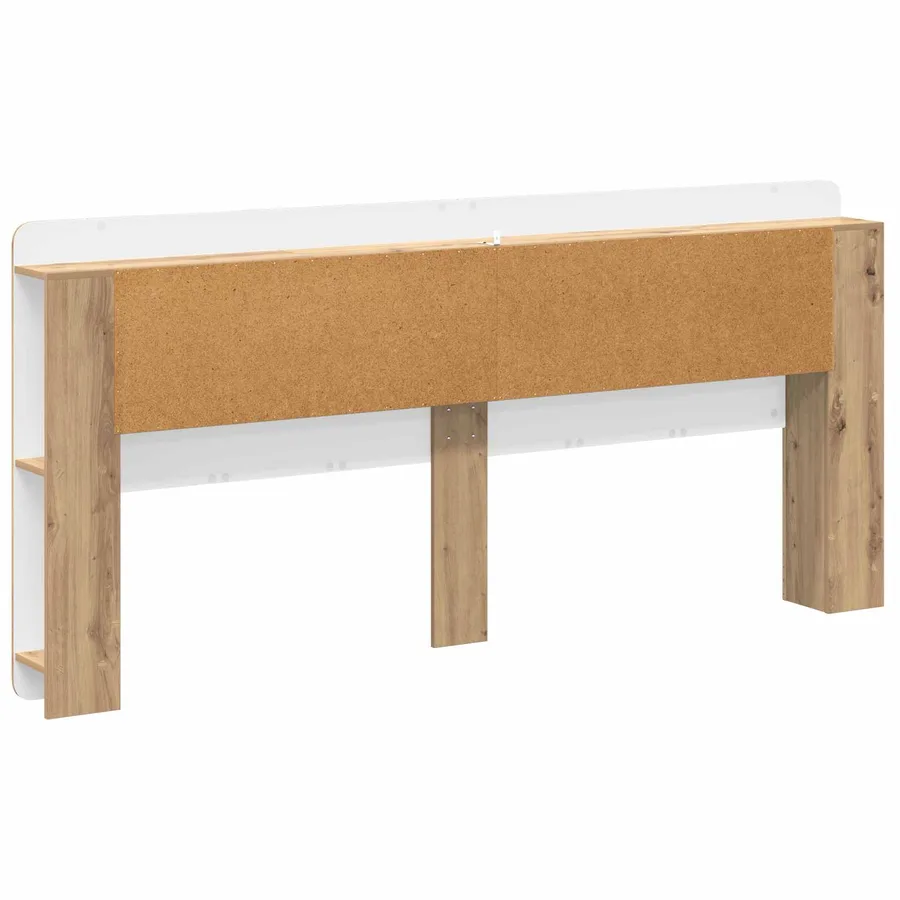 Cabinet de Tête de Lit Chêne artisanal 180 cm Bois d’ingénierie - 7