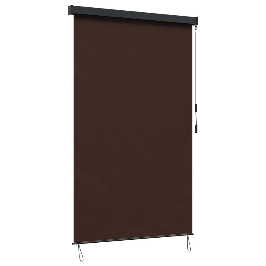 Store enrouleur Marron 140 x 250 cm Tissu et Aluminium - 2