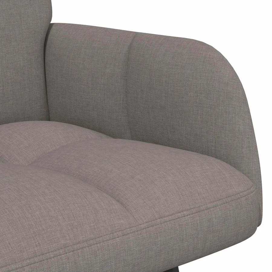 Sofa 2 places Taupe 115 x 61 x 87 cm Tissu - 7
