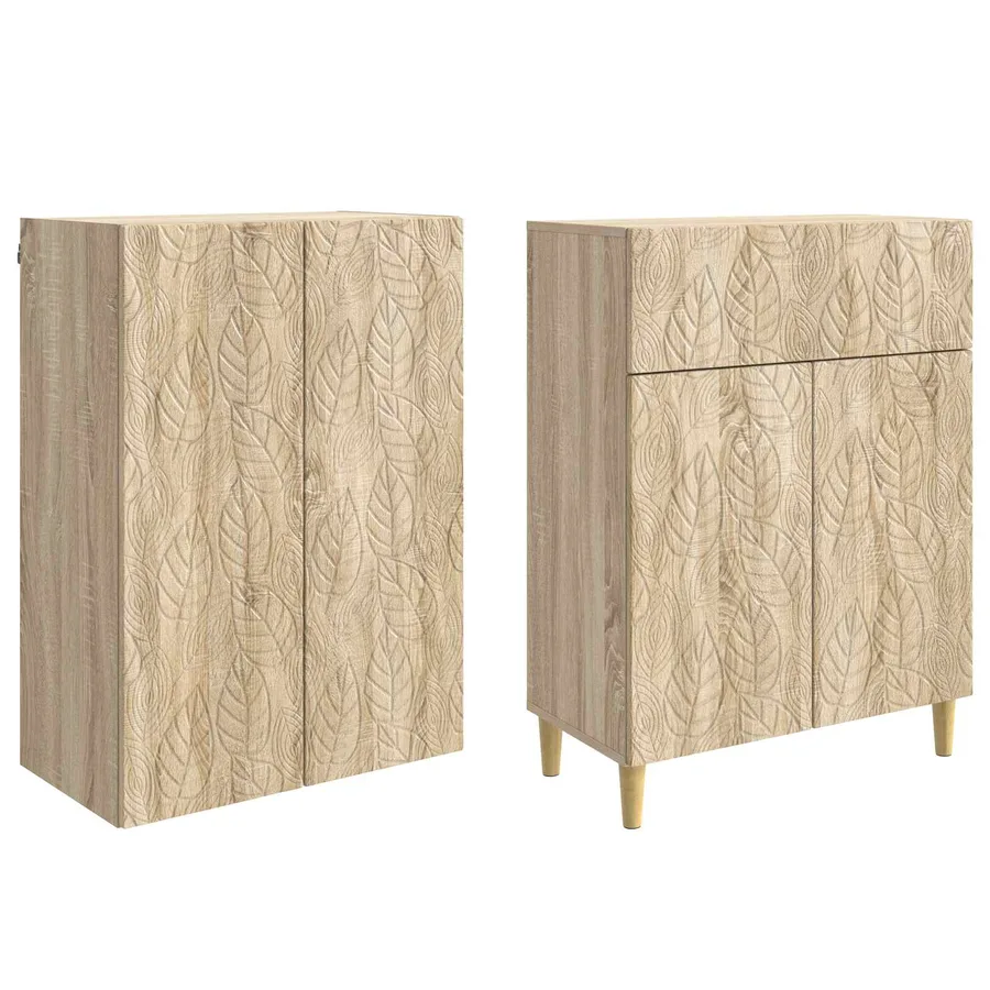 Ensemble de Meubles 2 pcs Bois d'ingénierie - 4