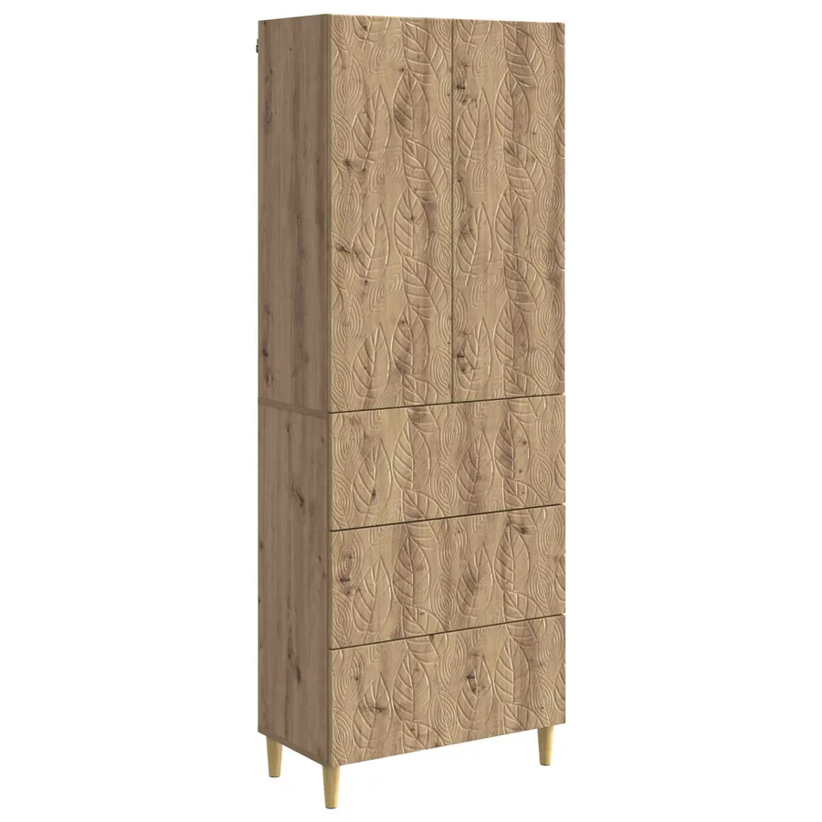 Ensemble de Meubles 2 pc 66 x 34,5 x 90 cm Bois d'ingénierie - 2