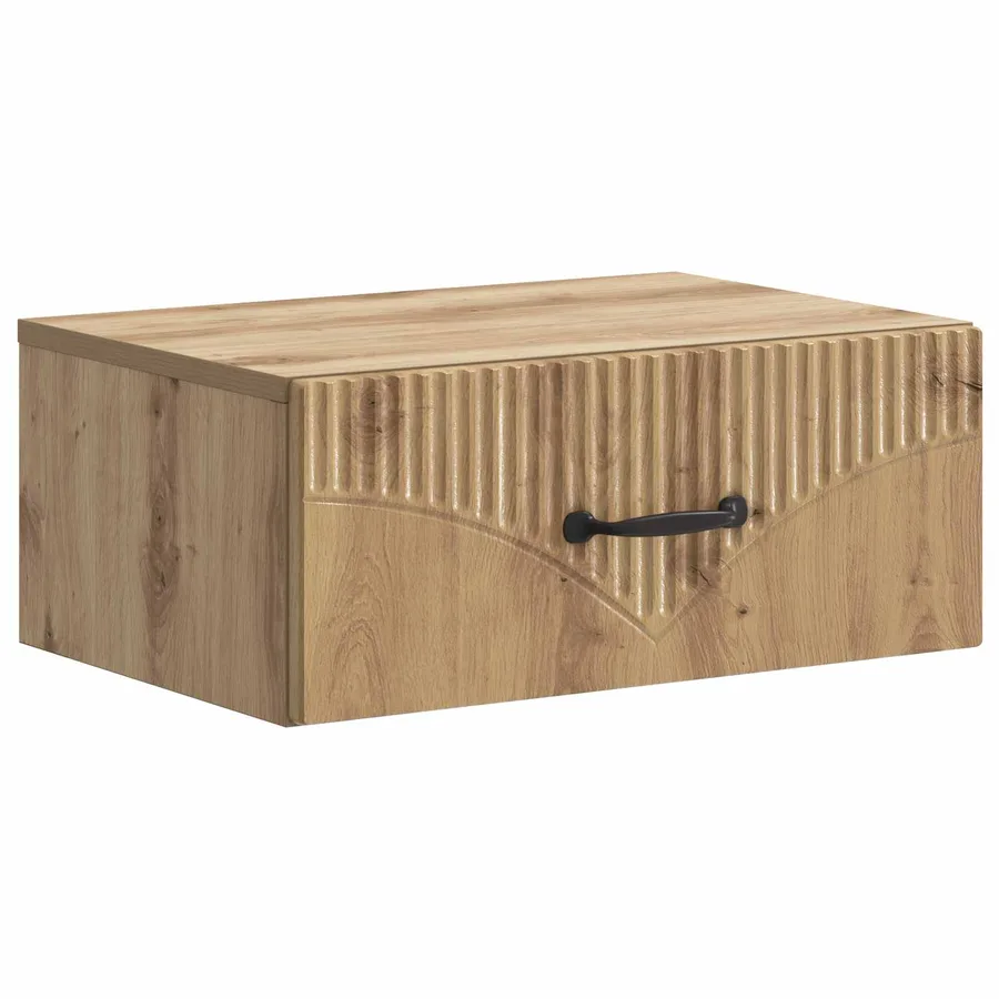 Cabinet de chevet mural 2 pc Chêne artisanal 49 x 34,5 x 20 cm - 5