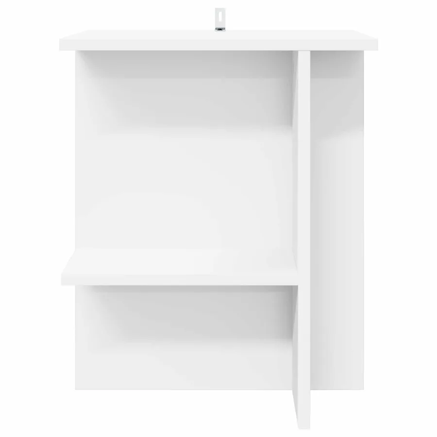 Table basse 2 pcs Blanc 40 x 30 x 49 cm Bois d'ingénierie - 6