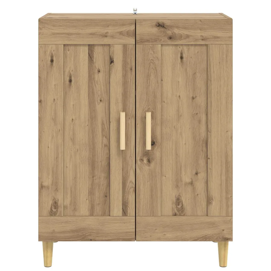 Buffet Chêne artisanal 69,5 x 34 x 90 cm Bois d'ingénierie - 6