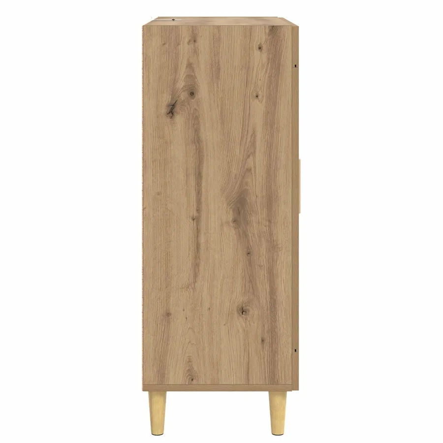 Buffet Chêne artisanal 69,5 x 34 x 90 cm Bois d'ingénierie - 7