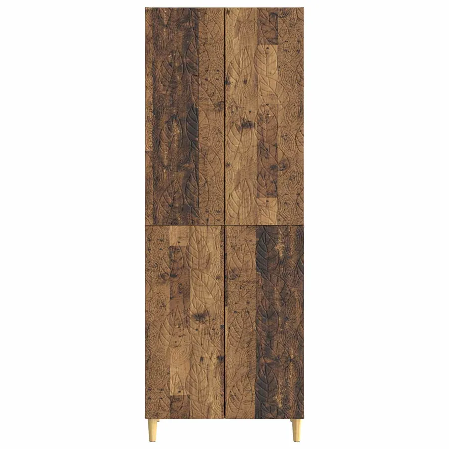 Ensemble de Meubles 2 pcs Bois ancien Bois d'ingénierie - 5