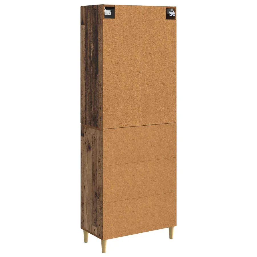 Ensemble de Meubles 2 pcs Bois ancien Bois d'ingénierie - 7