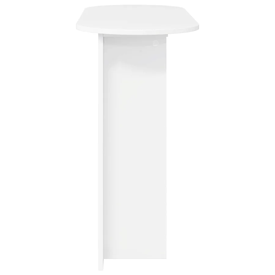 Table console Blanc 100 x 39,5 x 75 cm Bois d'ingénierie - 6