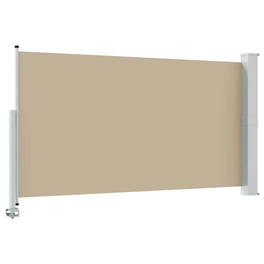 Auvent latéral 160 x 300 cm 100% polyester fer acier - 5