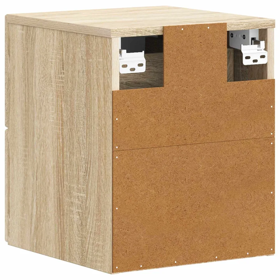 Cabinet de chevet mural Chêne Sonoma 34,5 x 33 x 40 cm - 7