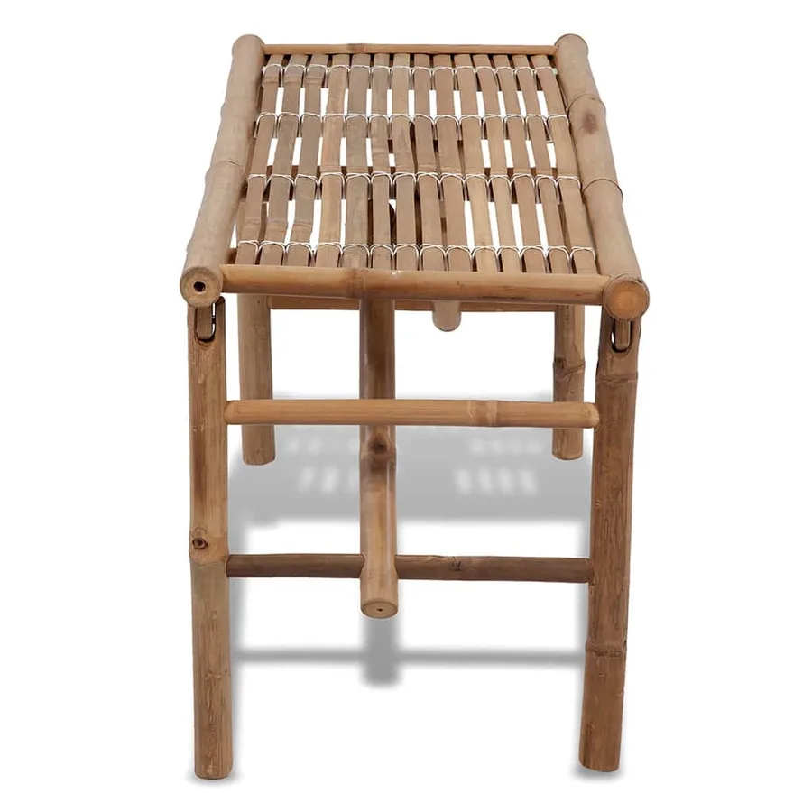 Banc de jardin pliable 118 cm Bambou - 3