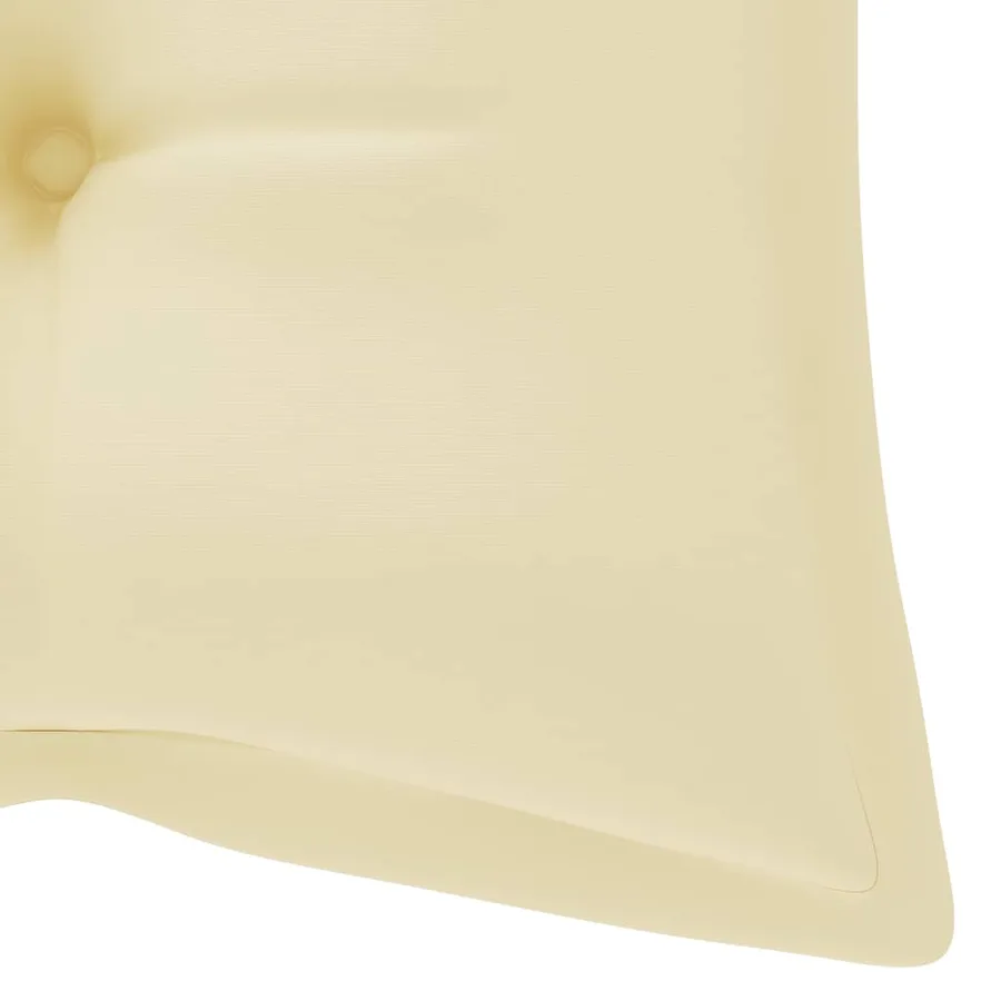 Banc de jardin pliable avec coussin 118 cm Bambou - 8