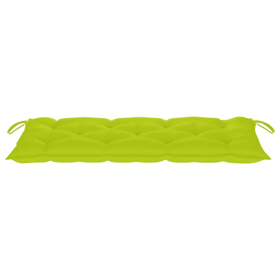 Banc de jardin avec coussin 120 cm Bambou - 7