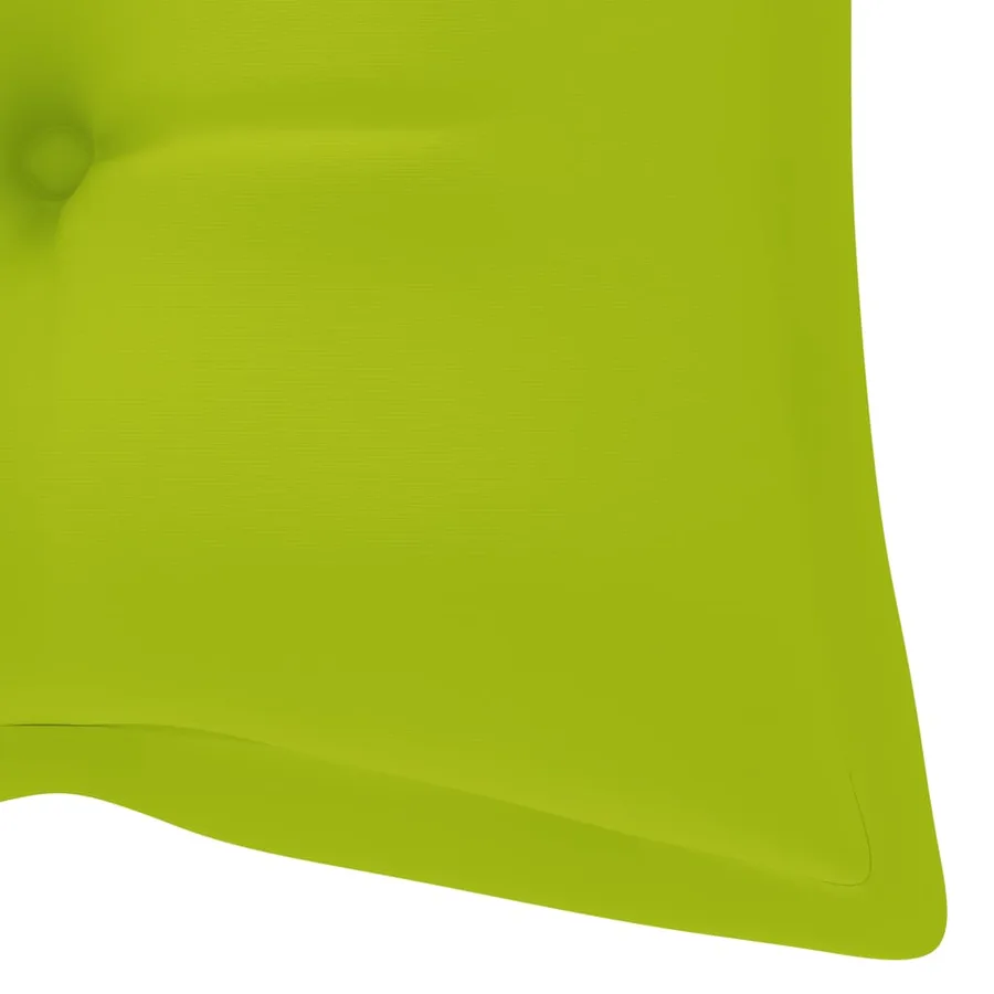 Banc de jardin avec coussin 120 cm Bambou - 9