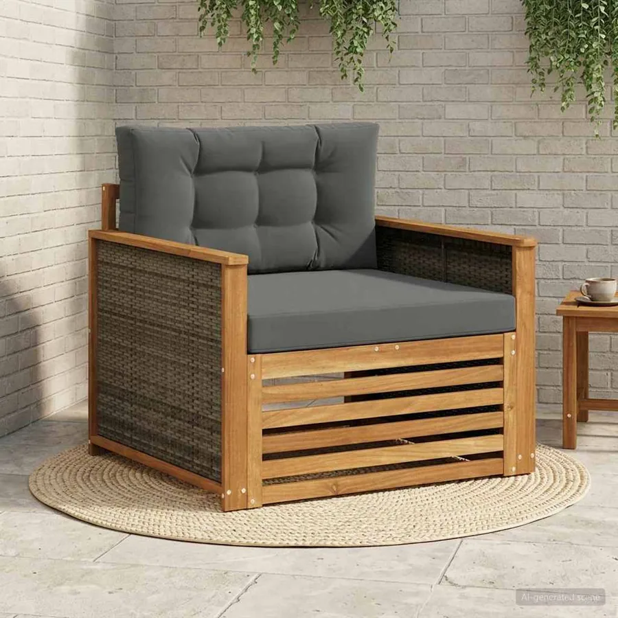 Sofa de milieu extérieur Naturel