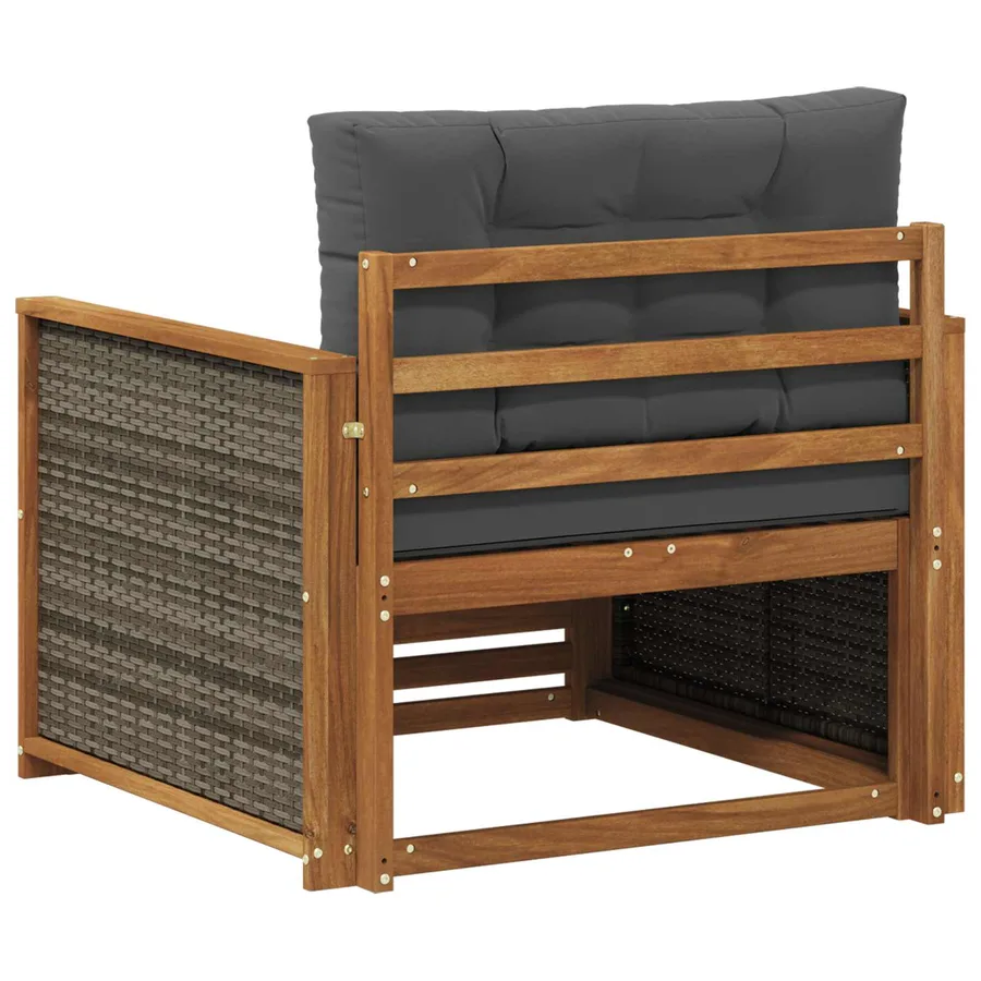 Sofa de milieu extérieur Naturel - 5