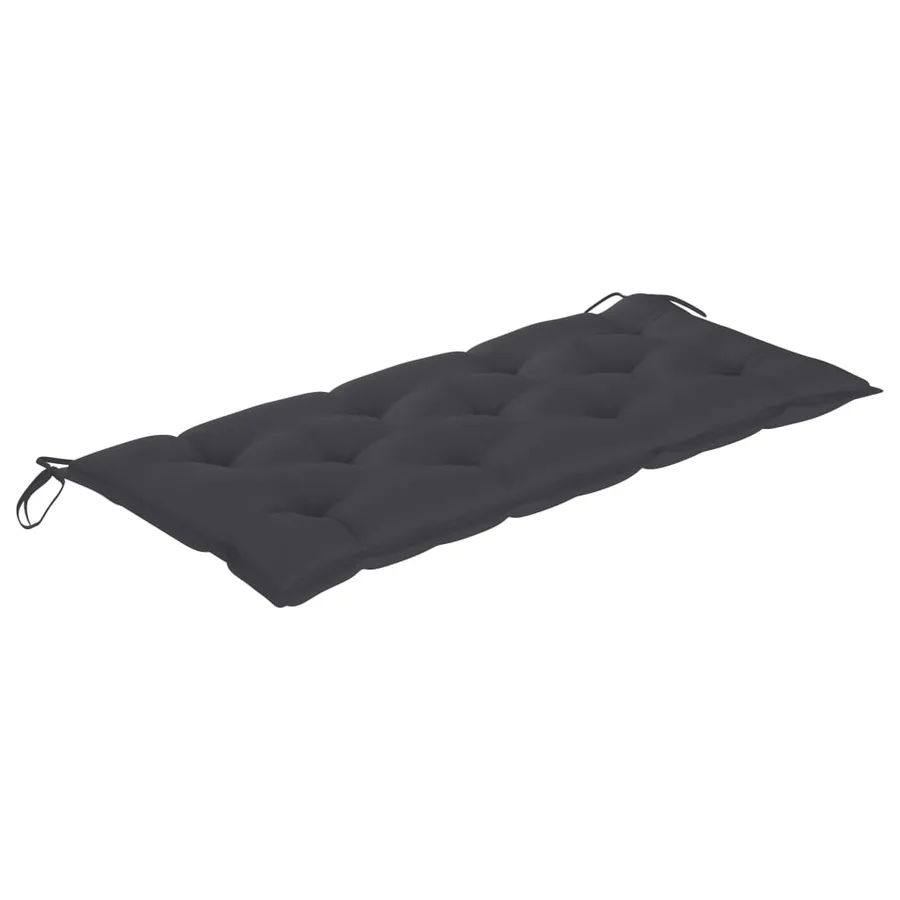 Banc de jardin avec coussin 120 cm Bambou - 6