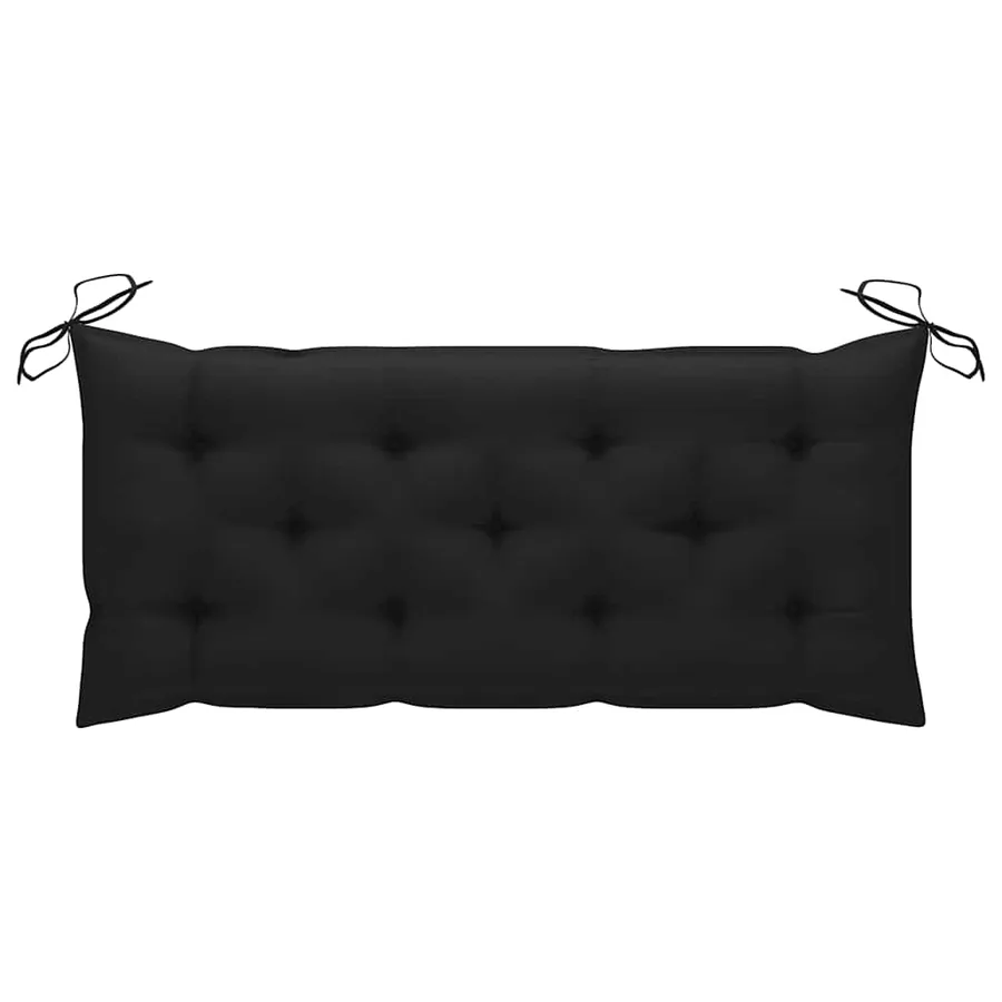Banc de jardin avec coussin 120 cm Bambou - 8