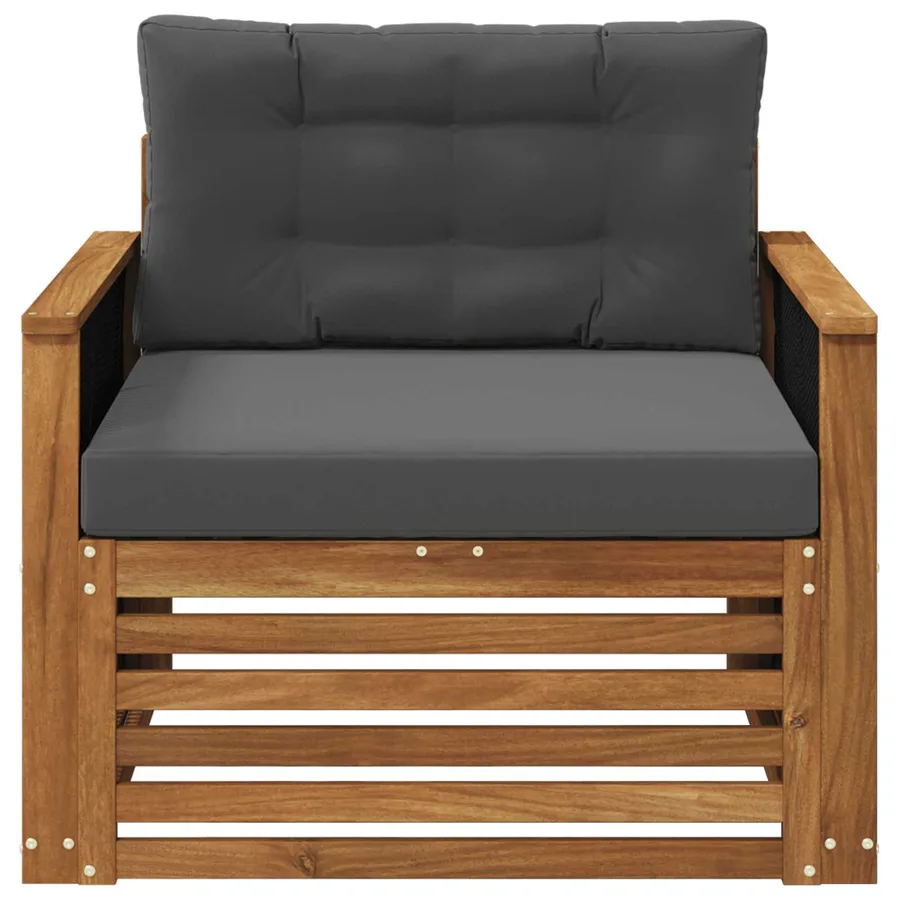 Sofa de milieu extérieur Naturel - 3