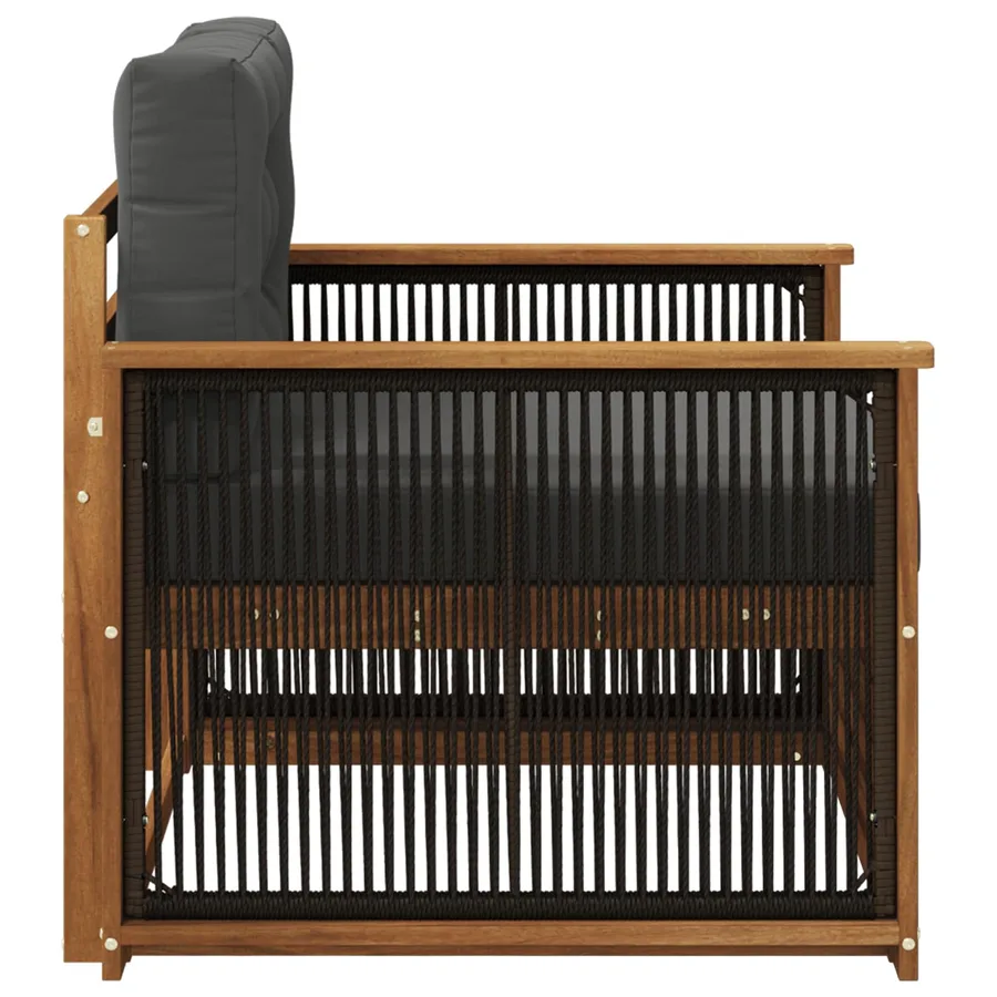 Sofa de milieu extérieur Naturel - 4