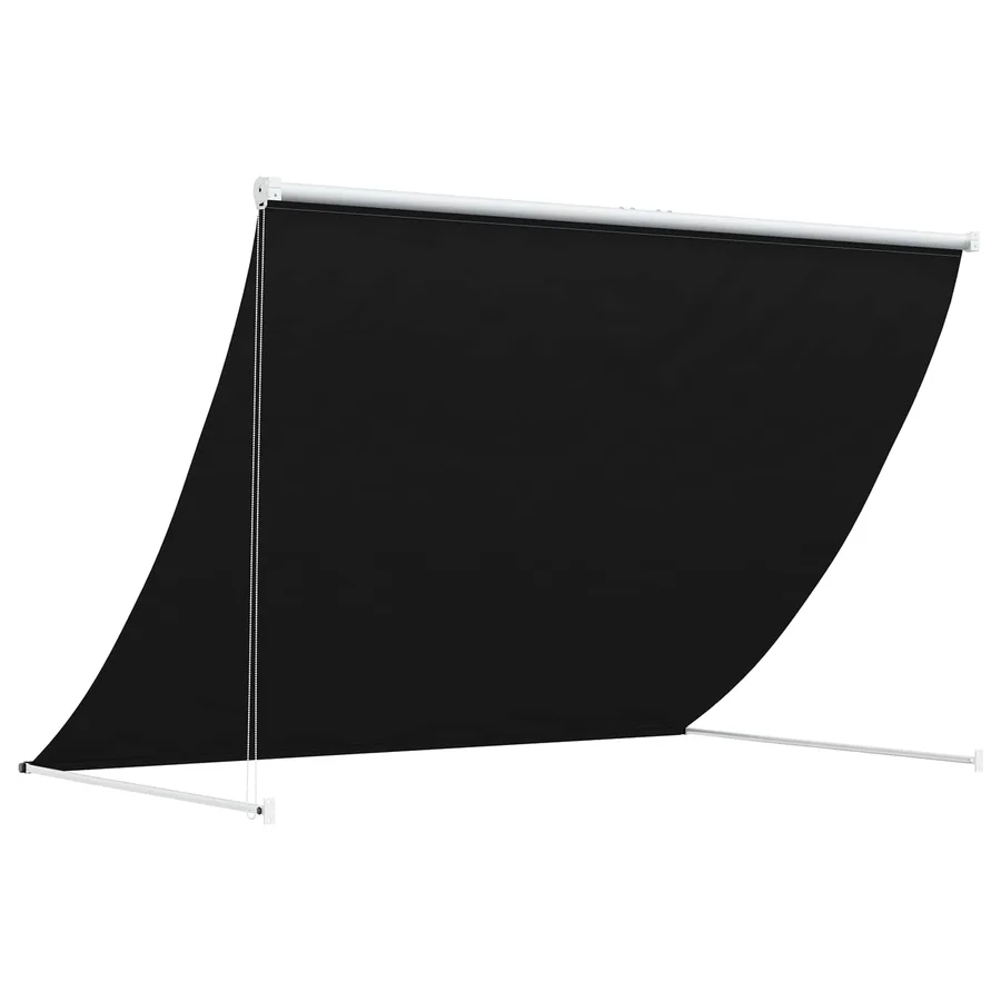 Auvent Noir 100 x 150 cm - 3
