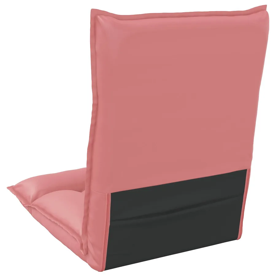 Fauteuil de sol ajustable Rose Simili cuir - 6